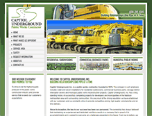 Tablet Screenshot of capitolunderground.net